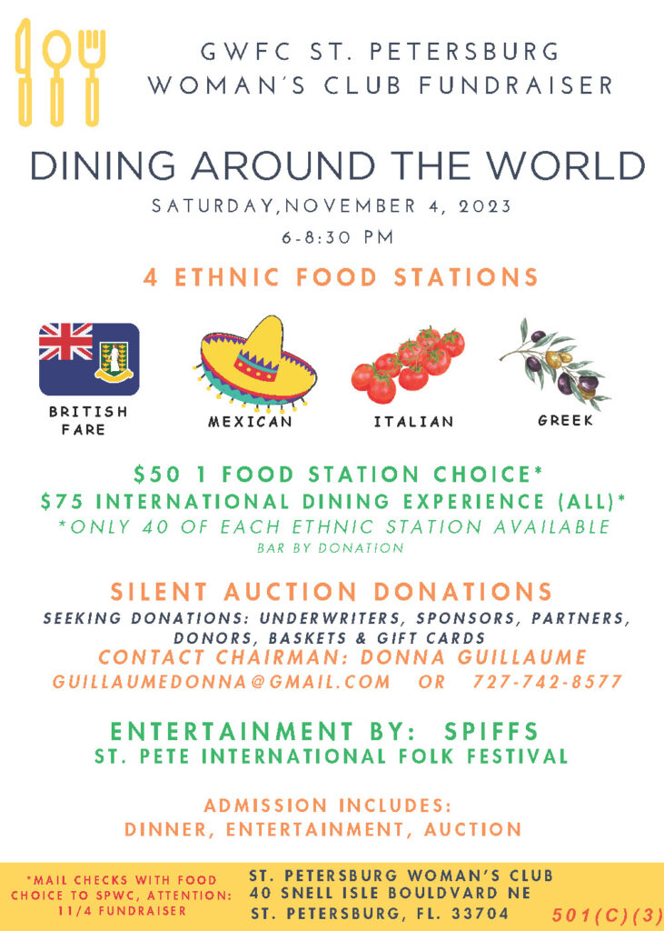 SPWC Dining Around The World Flyer